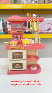 Mainan Anak KITCHEN SERIES 51PCS 717-2 Mainan Set Lengkap Kompor Panci Alat Masak Edukatif