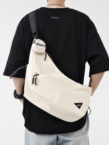 Casual Large Capacity Mens Crossbody Bag Commuter Single Shoulder Bag 2025 New Function Messenger Bag Travel Backpack