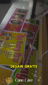 Spanduk Warung kedai / banner warung seblak / backdrop warung untuk keperluan bisnis ukuran custom