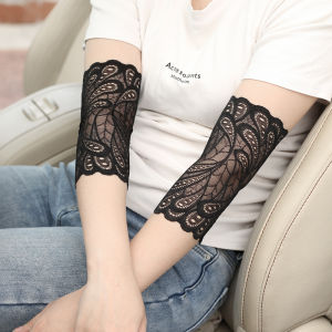 Summer womens sunshade sunscreen lace elbow pads arm guards sleeves wristbands arms scars scars tattoos thin section