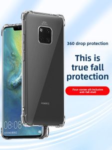 RISEOUS | Transparent Shockproof Silicone Full Wrap Thickened Corner New Design Phone Case for Huawei Mate20 Series