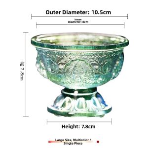 HENANSHENGZHONG | Buddhist Ritual Water Cup Seven Gems Lapis Lazuli