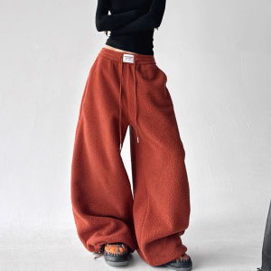 MUYUZI | Minimalist Soft Fleece Adjustable Cord Pants