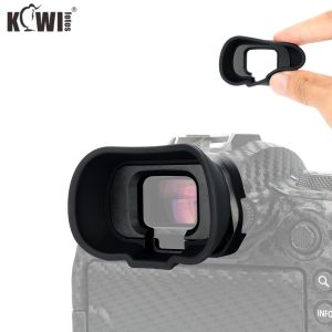 KIWIFOTOS Long Camera Eyecup For Canon EOS R10 R8 R7 R6 R5 R5C RP Cameras Soft Silicone Extended-Length Camera Viewfinder Eyepiece For Canon EOS R10 Canon EOS RP Canon EOS R5 Canon EOS R5C and Canon EOS R6 Canon EOS R7 Mirrorless SLR Cameras