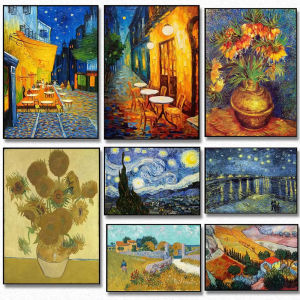 1000PCS Jigsaw Puzzle Van Gogh Almond Blossoms Starry Night Sunflowers Art For Adults Great Weekend Relaxation And Family Fun