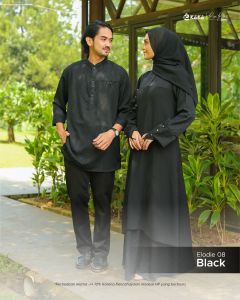 COUPLE KEKE ELODIE 08 ABAYA & KURTA TERBARU DAILY KASUAL KEKINIAN KONDANGAN OUTFIT PASANGAN TERMURAH