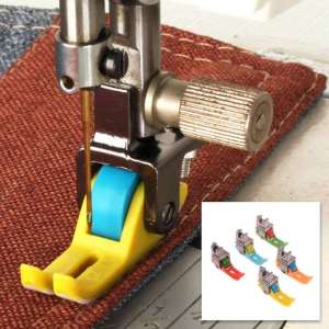 DreamDomicile Universal Industrial Sewing Machine Leather Roller Wheel Presser Foot Of Flat Car Thick Fabric Clothing Replace Presser Feet