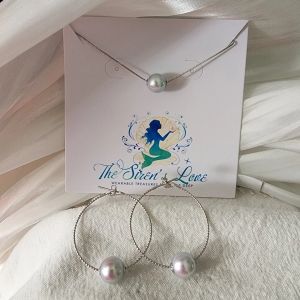 8-9mm Grey Akoya Pearls set