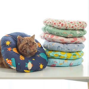 Pet Wonderland Pet Soft Elizabeth Collar Anti-Licking Cotton E-Collar Dog Cat Recovery Protective Ring