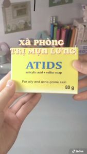 BÁNH XÀ PHÒNG ATIDS | GIẢM MỤN LƯNG MỤN NGỰC GIẢM DÀY SỪNG NANG LÔNG LÀM SẠCH DA TẨY DA NHỜN HIỆU QUẢ
