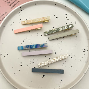 Korean Style Side Duckbill Hair Clip Womens Fashionable Seamless One-Row Hair Accessories for Back of Head Frizz Control