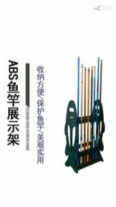 Fish Rod Holder Fishing Rack Pole Stand Organizer 16 Rods Outdoor Lightweight Easy Take Rak Joran Memancing Ikan Pancing