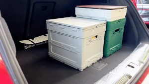 17L Multifunctional Outdoor Camping Storage Box Outdoor Travel Storage Box Car Folding Storage Box Car Trunk Storage Box