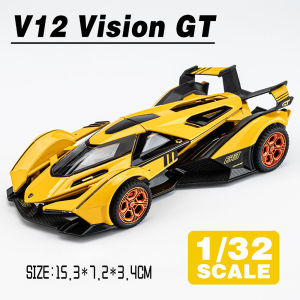 LEO 1:32 Lambo V12 Vision GT Supercar Metal Diecast Alloy Toy Car Model Trucks For Kids Toys Vehicles Hobbies Collectio Leos Toys Car Lamborghini Lego Engine V12 Ls V12 For Sale - Lazada