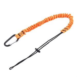 Anti-Falling Safety Rope Safety Bungee Tether Tool Lanyard With Carabiner Hook Climbing Working Aerial Work Accessories
