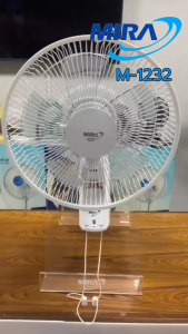 MIRA มิร่า พัดลมติดผนัง 12 นิ้ว สองสาย (แพ็กคูู่) รุ่น M-1232