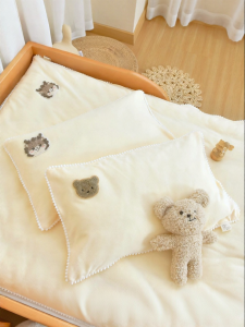 ANYOUBI | Cotton Breathable Buckwheat Pillow for Babies Toddlers