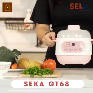 Nồi Nấu Cháo Chậm Cho Bé Ăn Dặm SEKA GT69/GT69 dung tích 1L