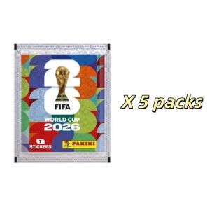 Panini | 【Hot】Genuine Panini 2026 World Cup Sticker Pack & Album Limited Edition Soccer Memorabilia Set Collection Football Souvenir Gift