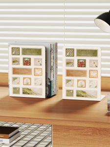 evesigar | Extendable Large Metal Bookend For Desk Organizer