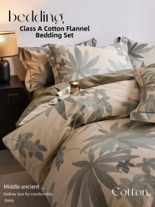 Kiss Dear | Cotton Winter Flannel Luxe Four-Piece Set