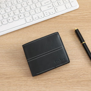 กระเป๋าสตางค์หนังแท้บางเฉียบสำหรับผู้ชาย จุของได้เยอะ สไตล์เรียบง่าย แฟชั่น กระเป๋าใส่เอกสารแบบยูนิเซ็กซ์ กระเป๋าใส่ธนบัตรแบบยาว