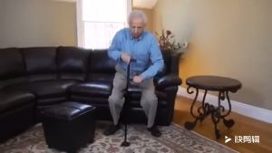 Folding Walking Stick Cane Travel Crutch Alpenstock for Adjustable Aluminum Alloy Black Cane