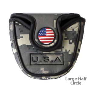 Dominant | Golf Putter Cover Starry Stripe Camouflage Green