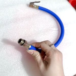 Dây bơm lốp ô tô xe máy dạng đầu kẹp cao cấp cực bền (màu xanh) - Dùng cho bơm lốp sử dụng khí nén