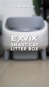 ExVix Smart Cat Litter Box l Pet Litter Box l Pet Car l App Pet Care l App Control Cat Litter Box l Tuya Smart Cat Litter