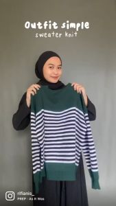 Sweater Rajut Jefanya [BISA COD]