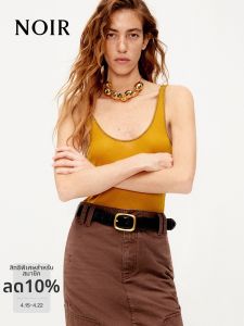 MO&Co. | Spring New Tencel Cashmere Trimmed Waist Vest