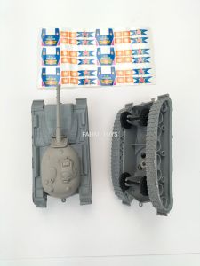 6 pcs US TANK ABU stiker  mainan tank baja