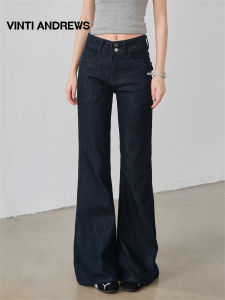 Slim Fit Flared Jeans Trousers