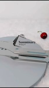 Watermelon Slicer Cutter Stainless Alat Pemotong Semangka Melon Pepaya Buah Naga