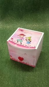 Cartoon Wooden Jewellery Box Earrings Necklace Jewelry Cute Display Showcase Organizer Holder Storage Fashion Bracelets Ornaments Accessories