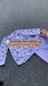 Setelan Bayi Cewek Katun TC Single | Bahan Adem – Motif Pelangi & Rusa | Nyaman Dipakai Harian Usia 3-12 Bulan Almeera Baby and Kids