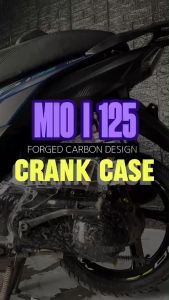 YAMAHA MIO i125 CRANK CASE COVER ONLY T5440 HYDRO DIP CARBON / FORGED CARBON CRANK CASE FOR YAMAHA M3 SPEEDMOTO