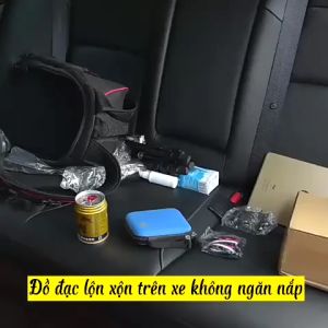 [Giá Sốc] Túi Da Đựng Đồ Sau Ghế Chất Liệu Da PU Mix Icon Cao Cấp-Giúp Xế Yêu Luôn Gọn Gàng