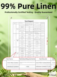 ZHIHAOEN | Natural Linen Thin Odor-Resistant Antimicrobial Sweat-Absorbent Insoles