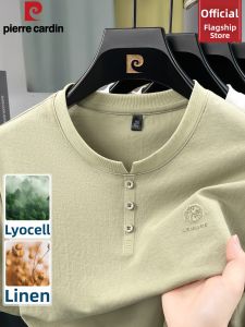 Pierre Cardin | Linen Blend Thin Men T-Shirt Summer