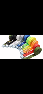 Tie Down Straps Heavy Duty Tensioning Belts Adjustable Cargo Straps Ratchet Straps Strap with Buckle Lashing Straps Suitable for Motorcycle Bike Cargo Trucks Trailer Luggage