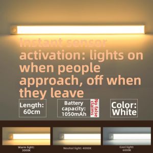 Human Induction Wire Free Magnetic High Brightness Light Strip