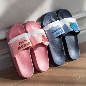 Thick Bottom Anti-Slip Home Slippers for Men And Women Summer Couple Indoor Outdoor Wear Quiet Walking Flats Couples Slippers