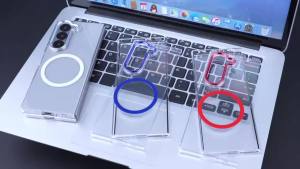 szhaiyu | For Samsung Galaxy Z Fold 8 Ultra Z Fold 8 7 6 5 4 Magnetic Wireless Charge Case with Hinge Film Clear Metal Lens Protector