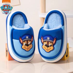 SHIPAILUO | Warm Anti-Slip Cotton Slippers For Children Home Wear Plush Cartoon Design Girls Winter Booties Non-Slip Rubber Sole Kids Size