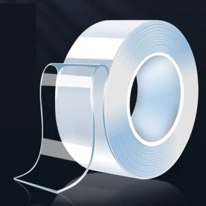 Băng Nano Keo Dán Hai Mặt Không Dấu Vết Chống Thấm Nước Cho Phòng Tắm Bồn Rửa Nhà Bếp Tap Gel Miếng Dán 1/2/3/5M Tùy Chọn