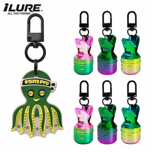 New Electroplating Squid Jig Bait Protector Kit M+ 6pcs Punk Color Webfoot Octopus Egi Hooks Cover Cuttlefish Umbrella Lure Cap