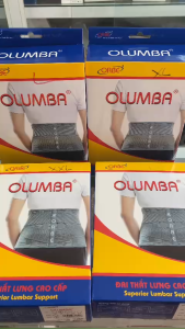 Đai lưng Olumba Orbe hỗ trợ cột sống thoát vị đĩa đệm thoái hóa thiết kế thoáng khí đàn hồi cao chính hãng