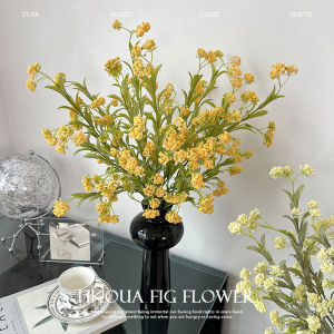 Fresh Style Artificial Flower Arrangement Heart Fruit Table Centerpiece Living Room Decorative Floral Artwork Silk Flower